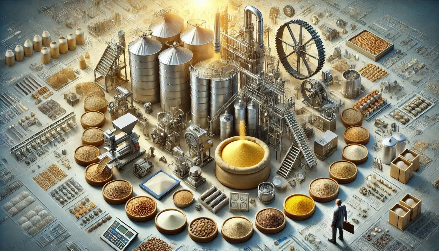 Manufacturing process overview concept