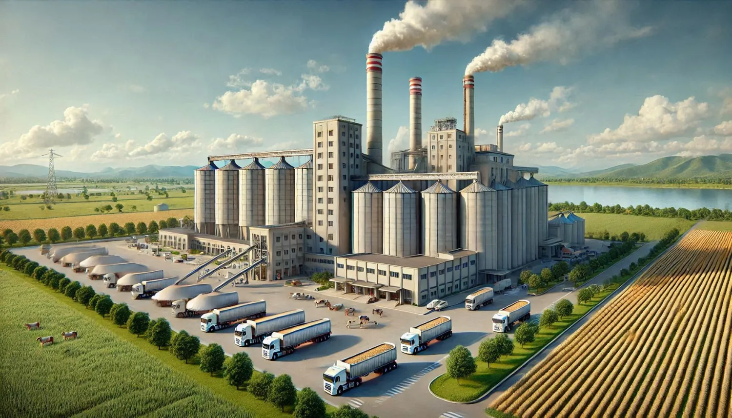 Illustrative feed manufacturing complex