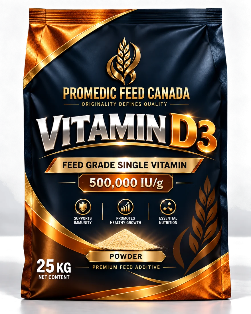 ProMedic Vitamin D3 25 kg feed grade single vitamin bag